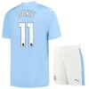 Original Trikotsatz Manchester City Doku 11 Heimtrikot 2023-24 Für Kinder